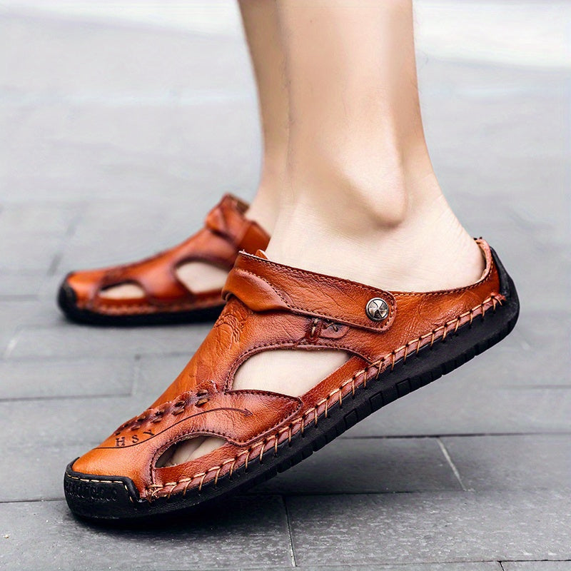 Men's Stitch Sandals Durable Non Slip Beach Shoes