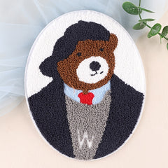 Cartoon Big Bear Embroidery Patches Fabric Art Decor DIY Clothes Accessories
