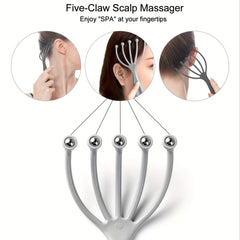 Portable Five Claw Scalp Massager for Relaxation