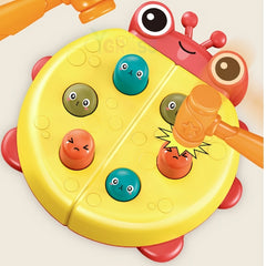 Montessori Baby Toys Toddler Board Game Animal Theme Knocking Game