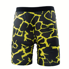Geometry Pattern High Stretch Boxer Briefs for Men