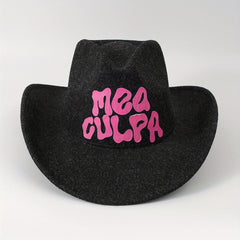 Y2K Western Cowboy Hat Wide Brim Style for Men and Women