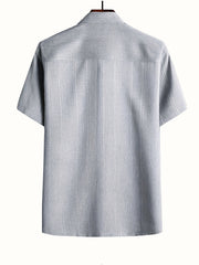 Men's Casual Lapel Button Up Shirt