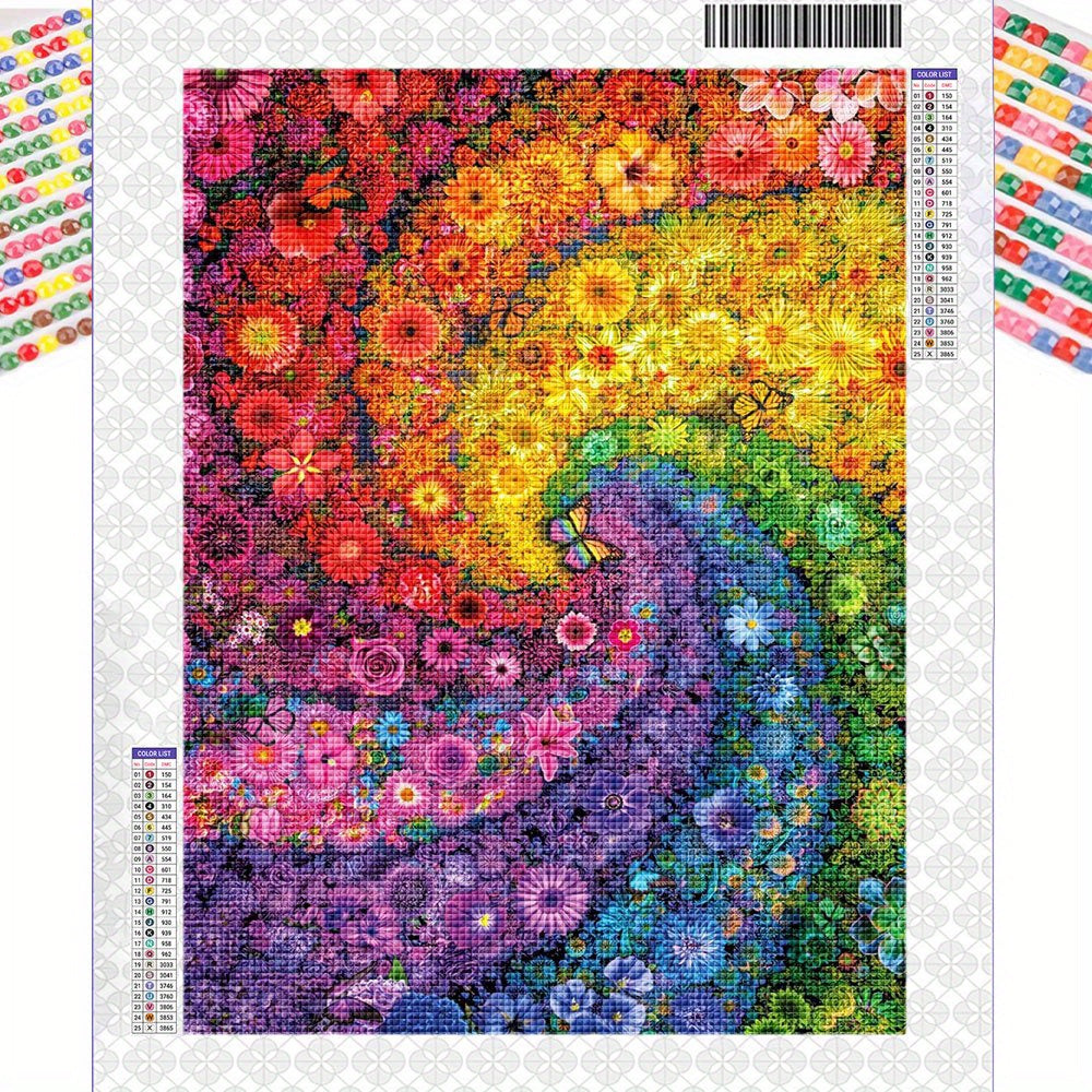 Abstract Flower Full Diamond Painting Kit