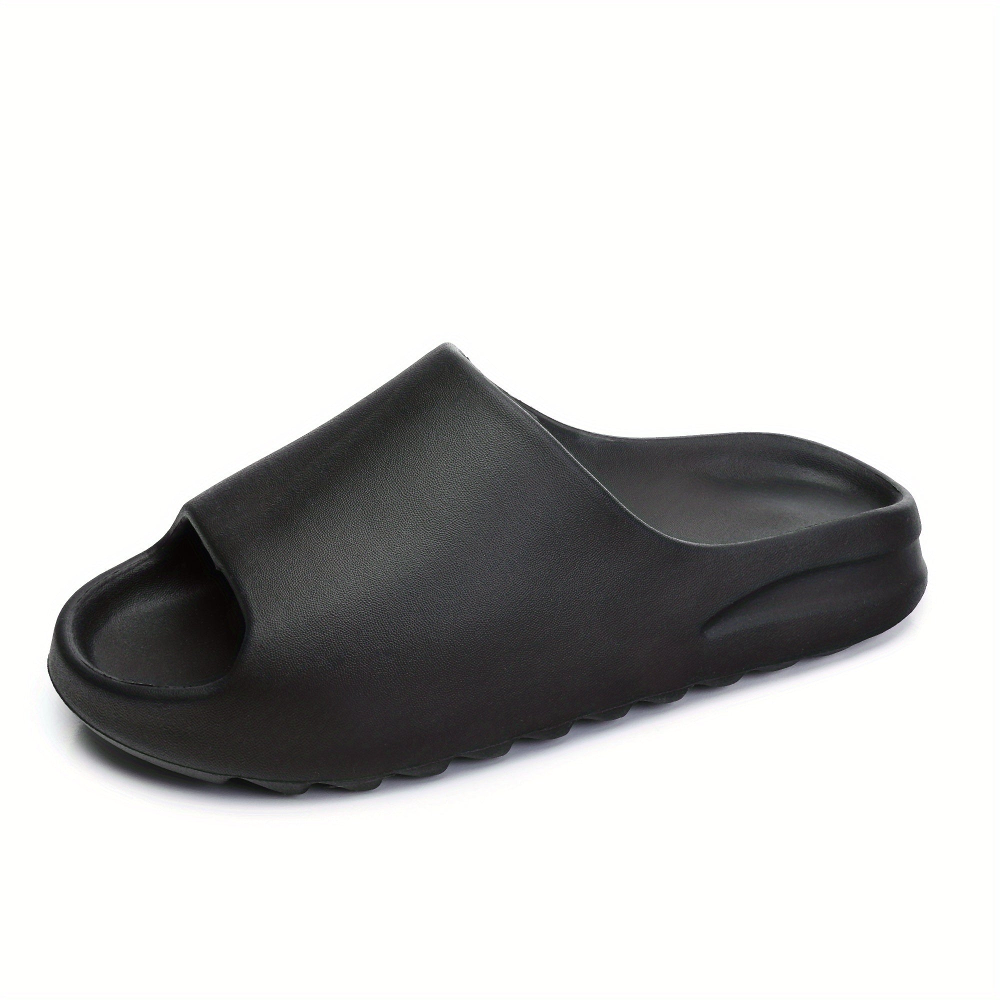 Men's Non Slip Platform Slides Comfortable Cloud Slides For Indoor Outdoor