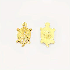2pcs Golden Turtle Wealth Tabletop Ornaments Lucky Gift
