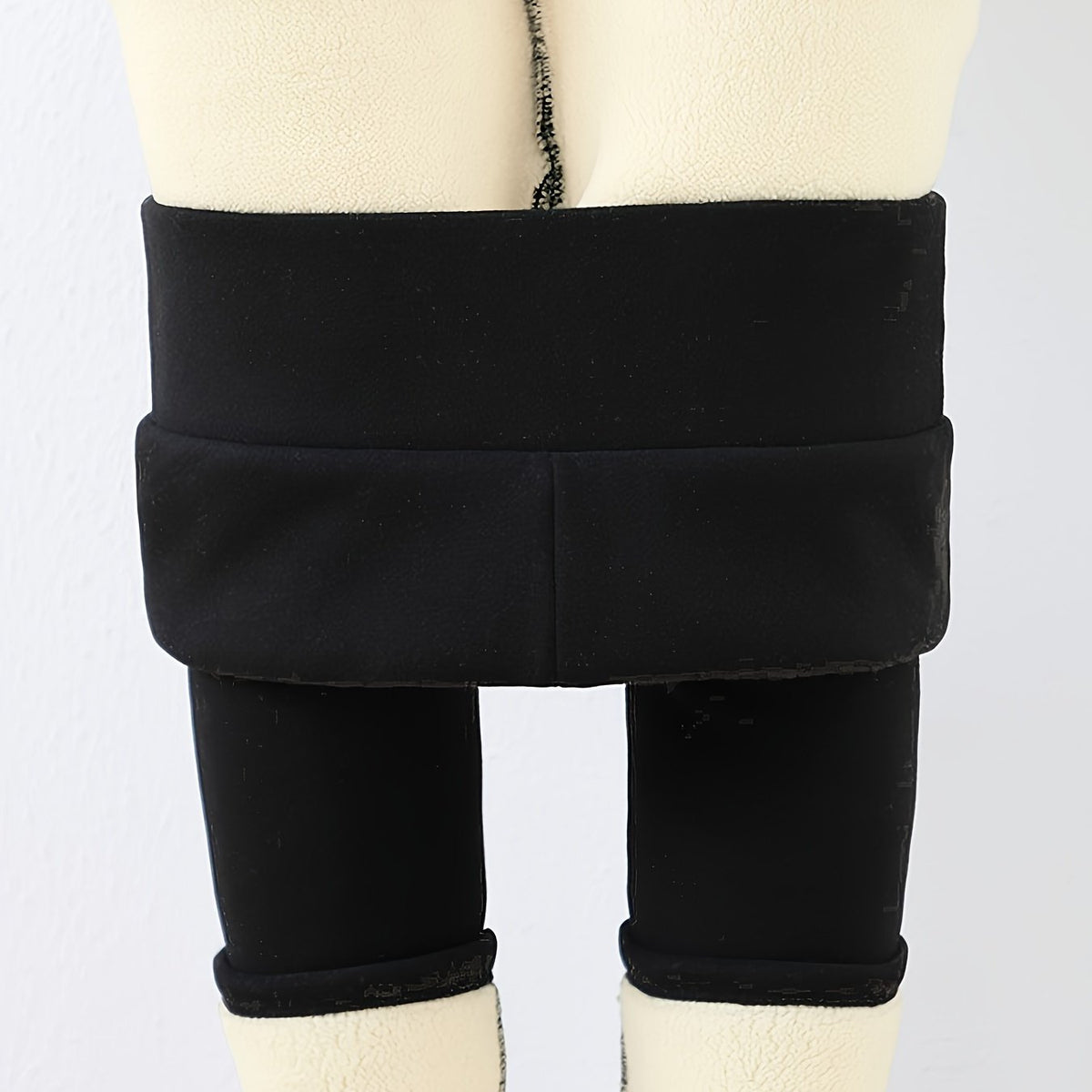 Fleece Liner Yoga Pants Slim Fit High Waist Mid Stretch Keep Warm Workout Pants