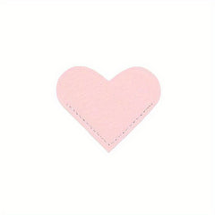 1PC PU Leather Love Heart Bookmark Student Gift