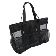 Large Beach Bag Mesh Durable Waterproof Tote Beach Towel Bag