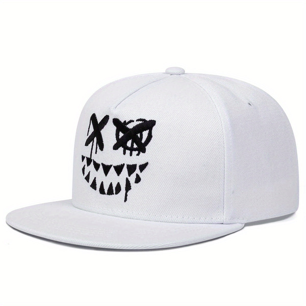 Ghost Face Embroidery Baseball Cap Unisex Couple Snapback Hat