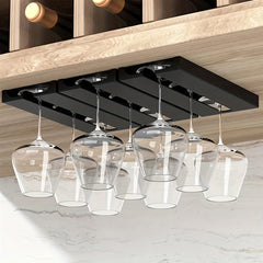 Metal Wine Glass Holder for Cabinet Kitchen and Bar