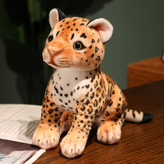 Leopard Plush Toy Soft Polyester Multicolor Perfect Home Decor Birthdays