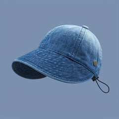 Denim Baseball Cap Wide Brim Sun Hat UV Protection Outdoor Dad Hats