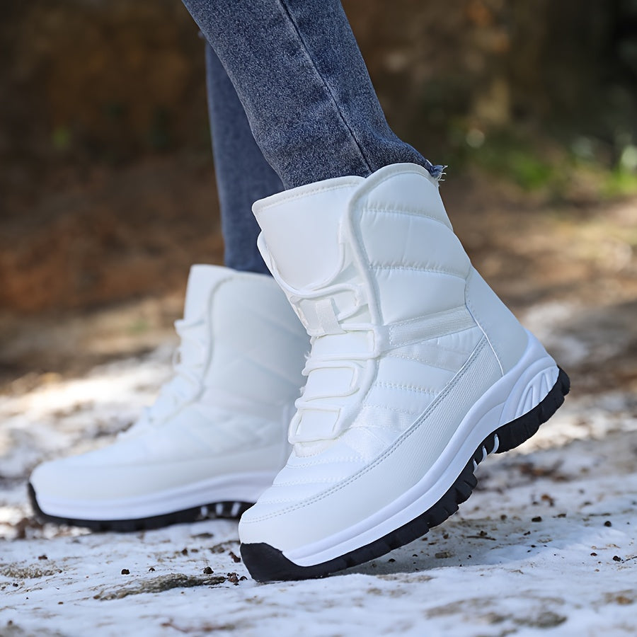 Women's Warm Snow Boots Non slip Platform High Tube Boots