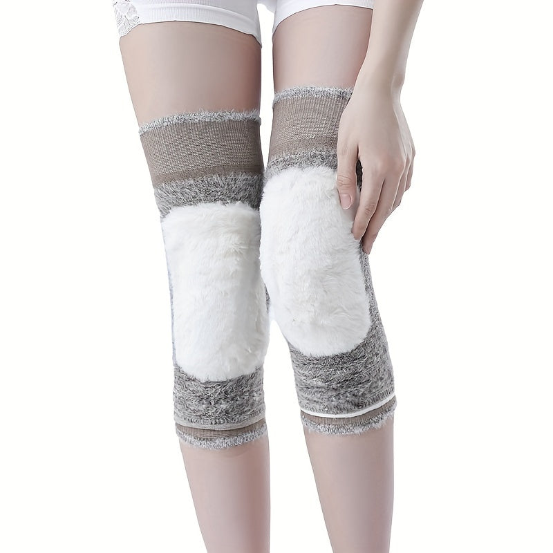 Wool Knee Pads Unisex Warm Thickened Large Size Loose Knee Pads