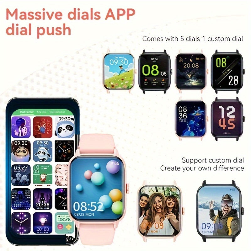 Smart Watch Call Answer 100 Faces 100 Sport Mode Music Control Ai Voice Control