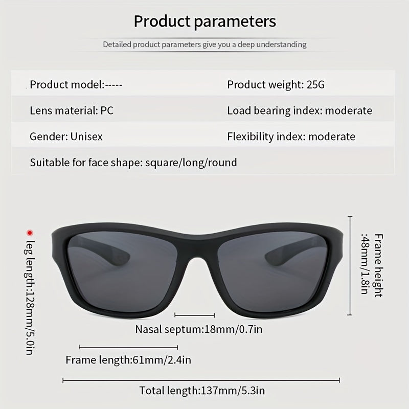 Men's Sports Sunglasses UV Protection for Cycling Fishing