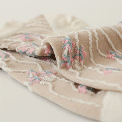 5 Pairs Floral Print Low Cut Ankle Socks Women's Stockings