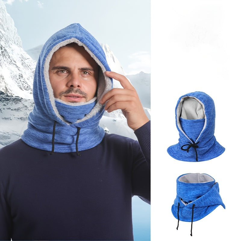 Winter Warm Hat With Face Cover for Men and Women