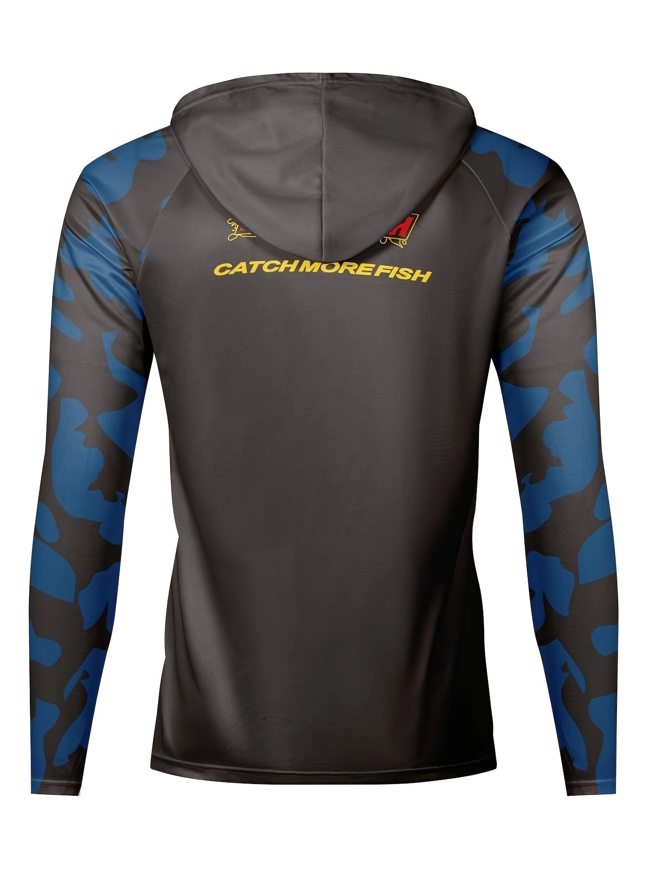 Men's Camo UPF 50 Sun Protection Hoodie Long Sleeve Top