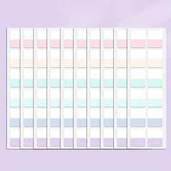 Colorful Morandi Student Classification Index Stickers