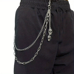 Skull Chains Men's Decorative Pant Chain Jeans Waist Chains