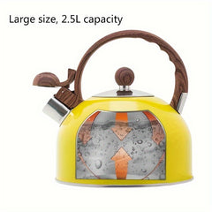 Stainless Steel Whistling Kettle for Camping