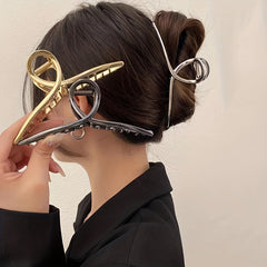 3pcs Women's Metal Hair Clip Shark Claw Hair Accessories