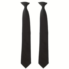 2pcs Men's Clip On Ties Neckties Business Banquets Parties Weddings
