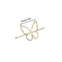 Butterfly Golden Hair Clip Women's Sweet Hair Accessories