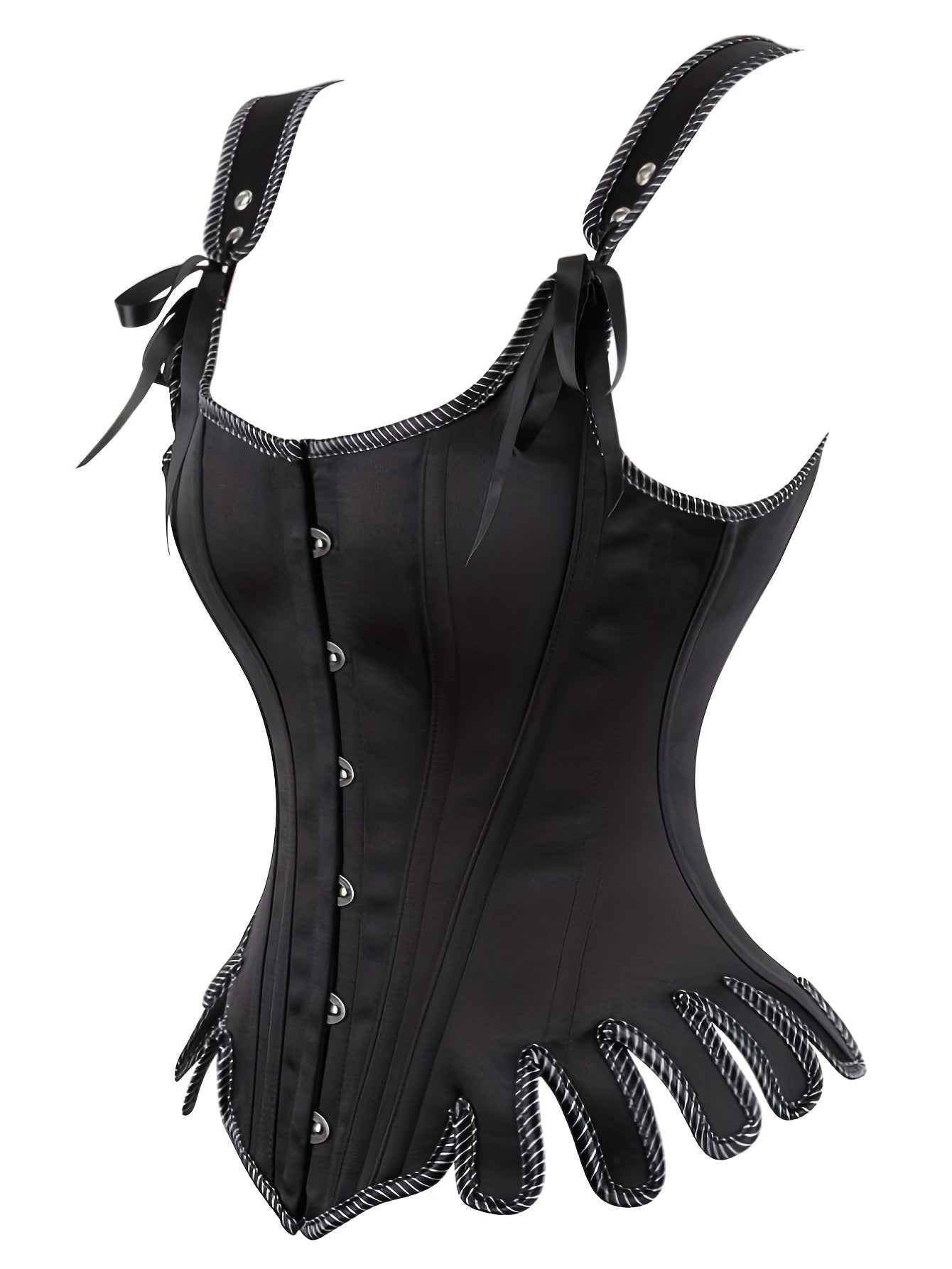 Hourglass Tank Corset Bustier Tummy Control Lace Up Body Shaper