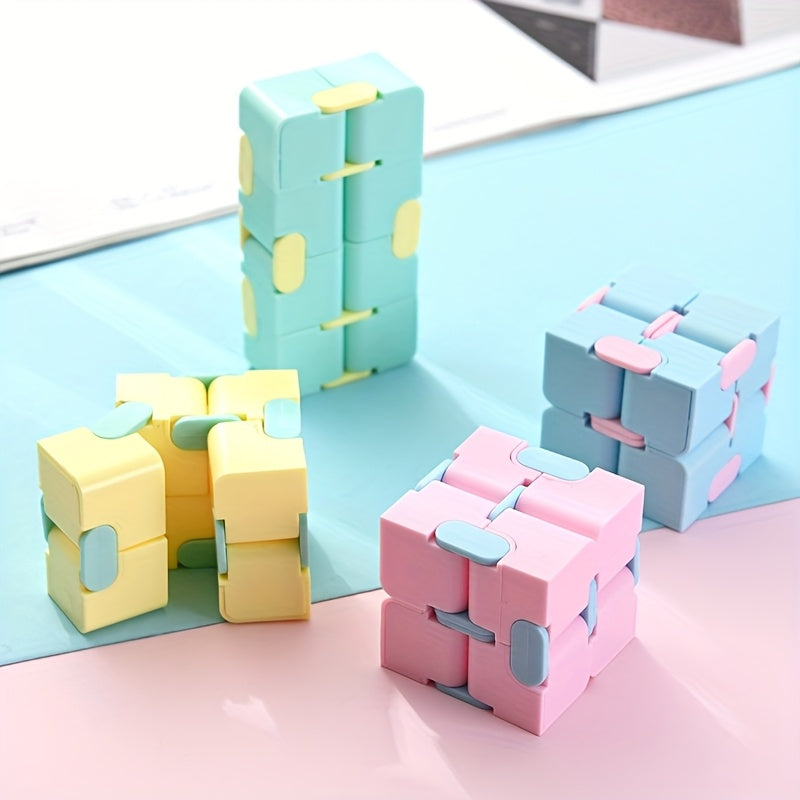 8pcs Infinity Flip Cube Toy Smooth Flip Mechanism Durable Plastic