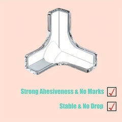 2PCS Transparent Baby Corner Edge Protector L Shape Desk Cover