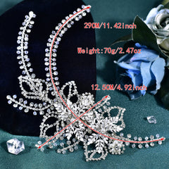 Purple Rhinestone Bridal Hair Accessory for Wedding HP254