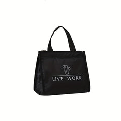 Fashionable Handbag Lunch Bag with Ice Pack Insulation