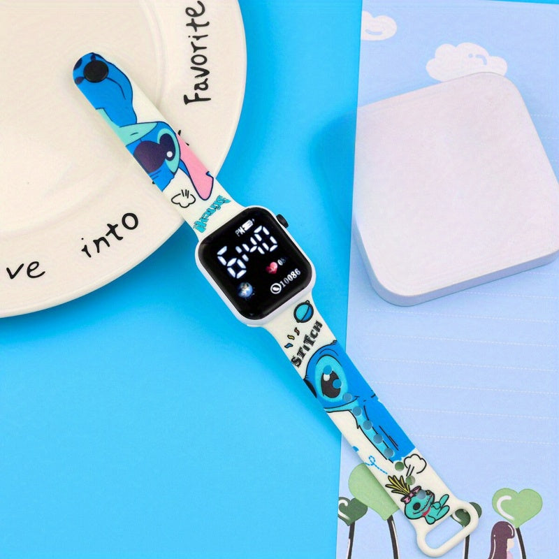 LED Stitch Watch - Luminous Display, Sleek and Stylish Wristwatch