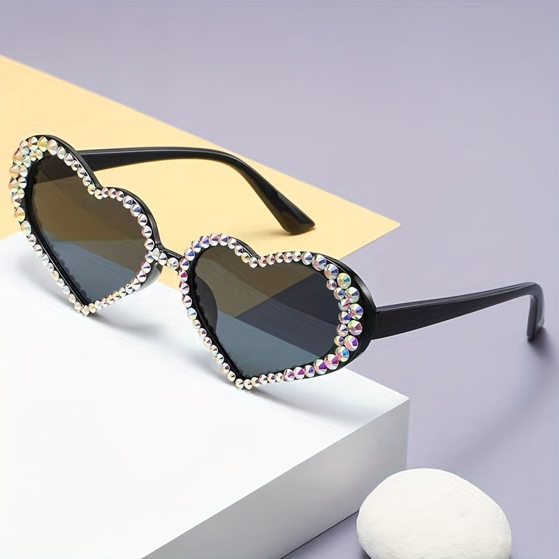 Men's Heart Shaped Sunglasses for Street Photography Party
