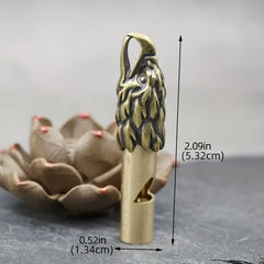 Copper Eagle Whistle Key Chain for Survival Hiking
