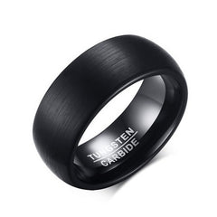 Matte Titanium Steel Rings For Men 8MM Couple Rings