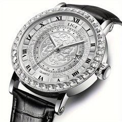 Rose Gold Ladies Quartz Watch Clock