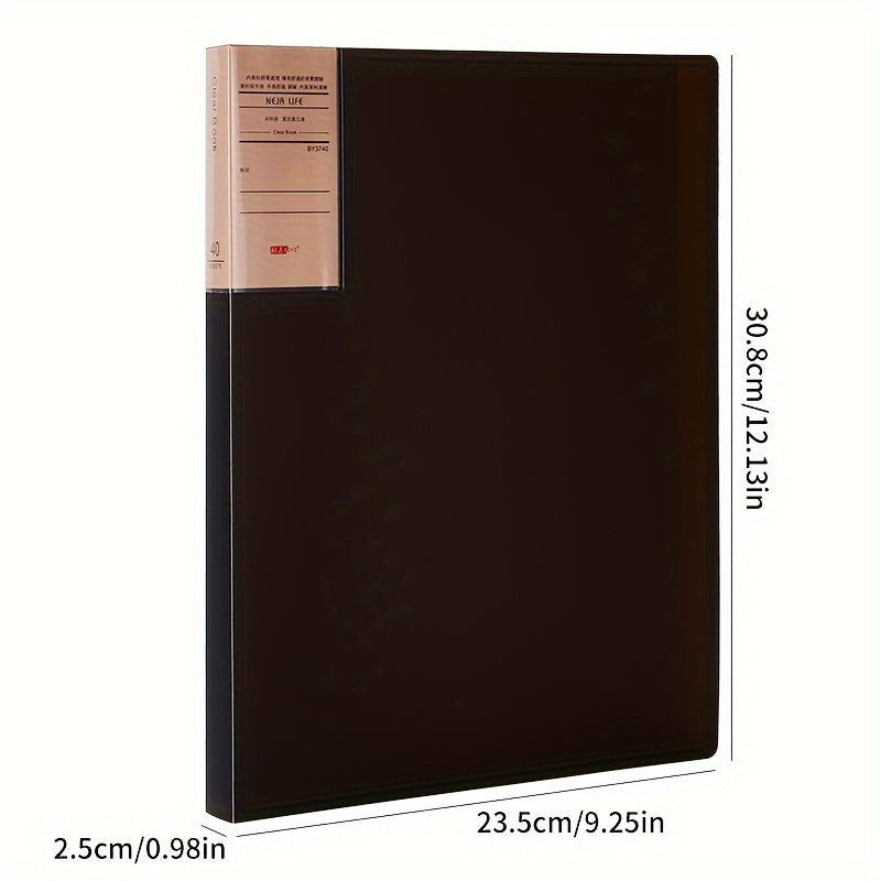 25 Packs A4 Folder Loose Leaf Folder for Organizing Documents