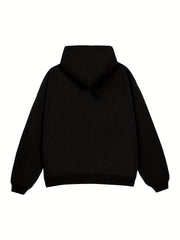 Skeleton Print Hoodie Men's Graphic Pullover Hooded Sweatshirt