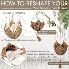 2 Pack Macrame Plant Hangers - Boho Touch for Home Decor