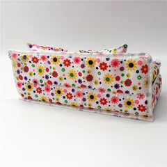Dollhouse Furniture Flower Cloth Sofa with 2 Cushions
