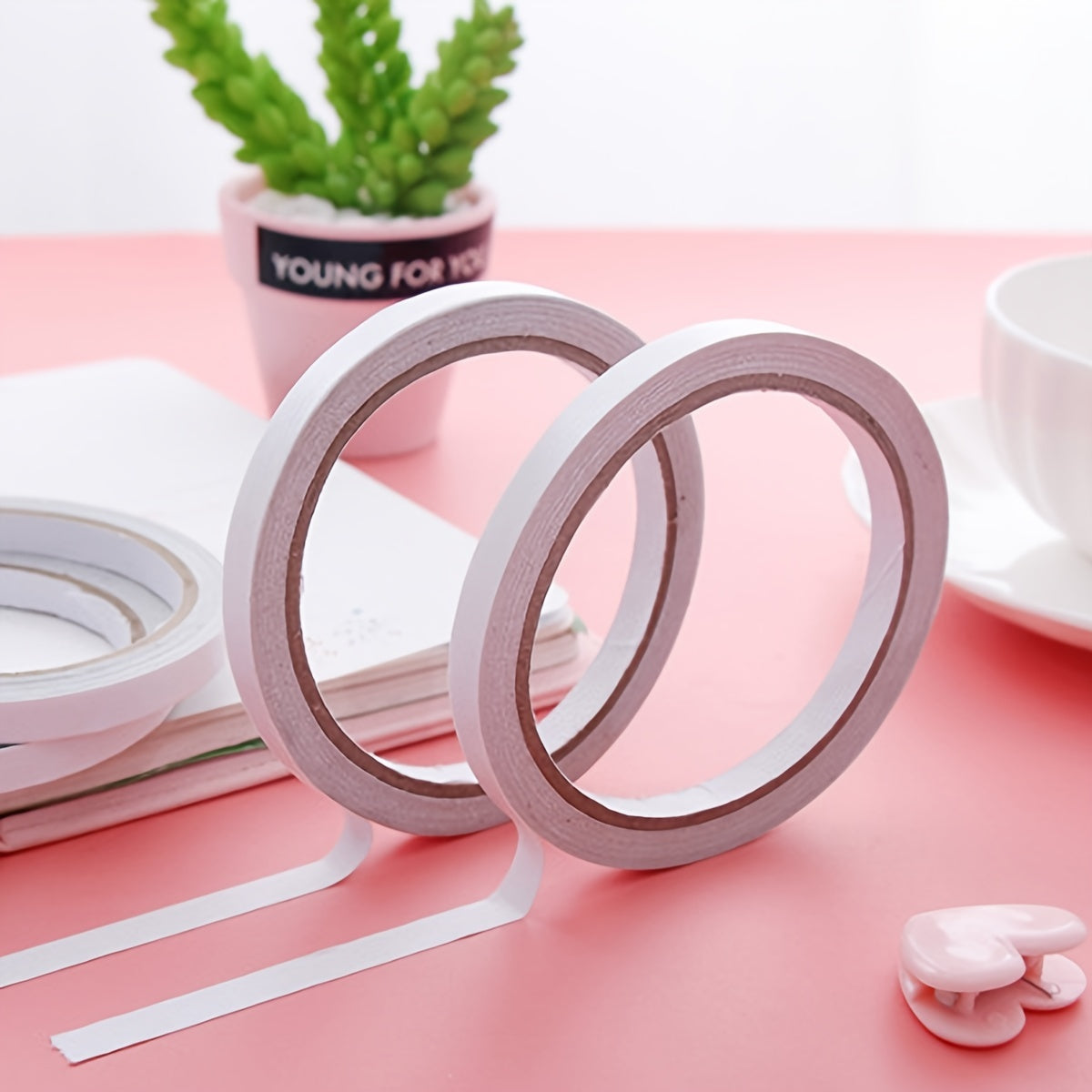 3pcs Double-sided Adhesive Tape for Card Making & Scrapbooking