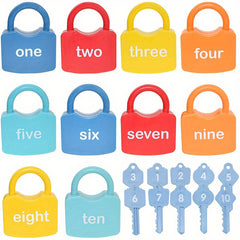 Number & Letter Pairing Unlock Puzzle Game for Kids