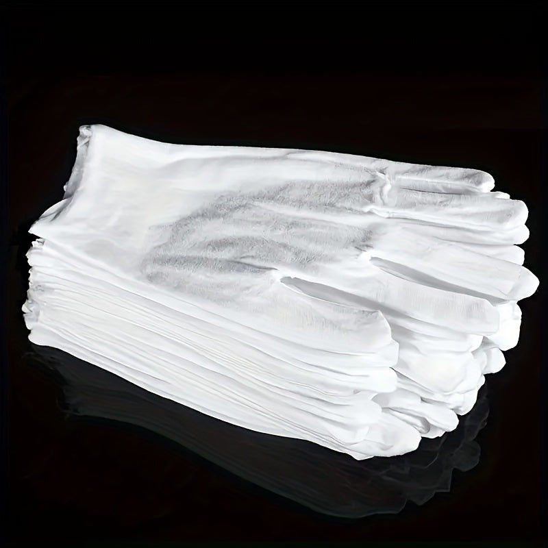 5 Pairs Soft Stretchable Lining Gloves for Household Cleaning and Jewelry Work