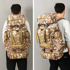 80L Outdoor Sports Travel Backpack Mountaineering Tote Bag