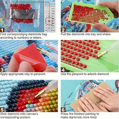 5D Diamond Painting Decorative DIY Game Masonry Painting Frameless Art