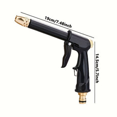 Metal Water Gun Nozzle High Pressure Sprayer Brass Nozzle Rotating